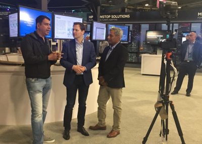 DK being interviewed onsite at HPE Discover